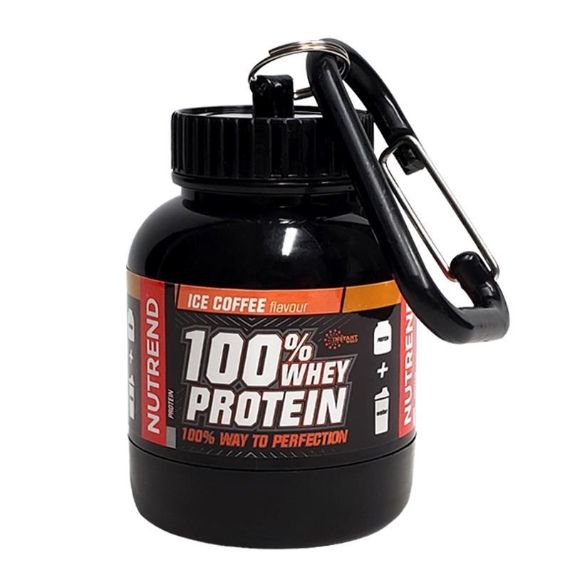 Protein Bar Box - 100/200 ミリリットルポータブルプロテインパウダーサプリメント容器軽量漏れ防止保存ボトル