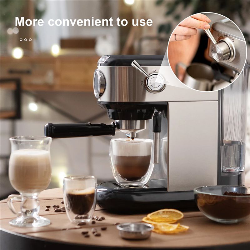 Breville Espresso Barista Express - Breville エスプレッソマシン用の取り外し可能な交換用スチームレバー、Barista Express、Infuser、Barista Proに適合します。