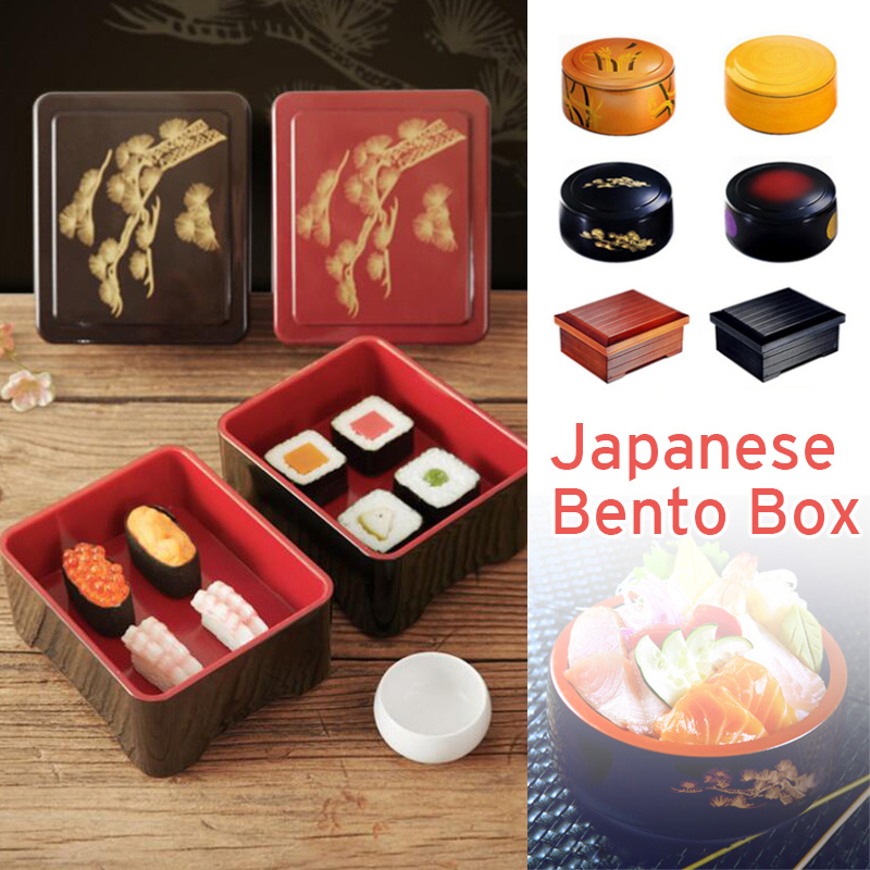 Food Prep Snacks - ふた付き和風弁当箱,米,寿司,スナック,ランチ,ヘルシーな食事,準備,樹脂,ウナギ用の食品容器