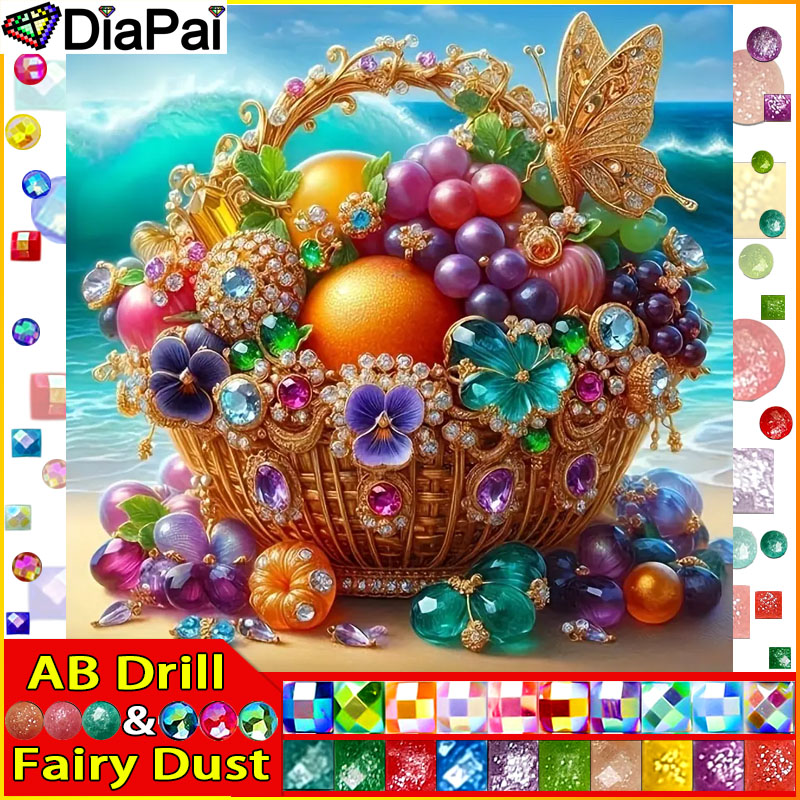 Fruit Roll Up - DiaPai フェアリーダスト AB 5D DIY ダイヤモンドペインティング