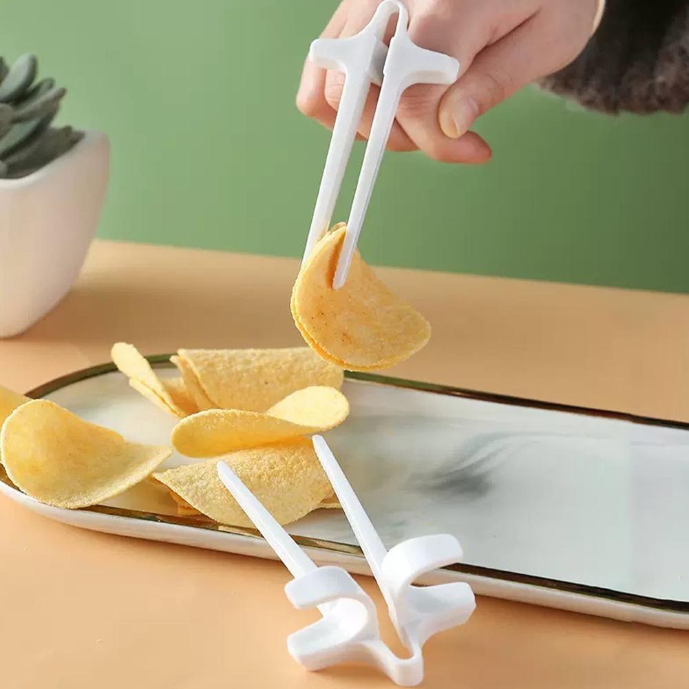 ゲーマー向け1個入り指箸、怠惰なスナッククリップ、ゲームや動 - Snacks Food Video のレビューと価格