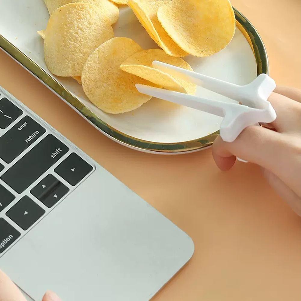 ゲーマー向け1個入り指箸、怠惰なスナッククリップ、ゲームや動 - Snacks Food Video のレビューと価格