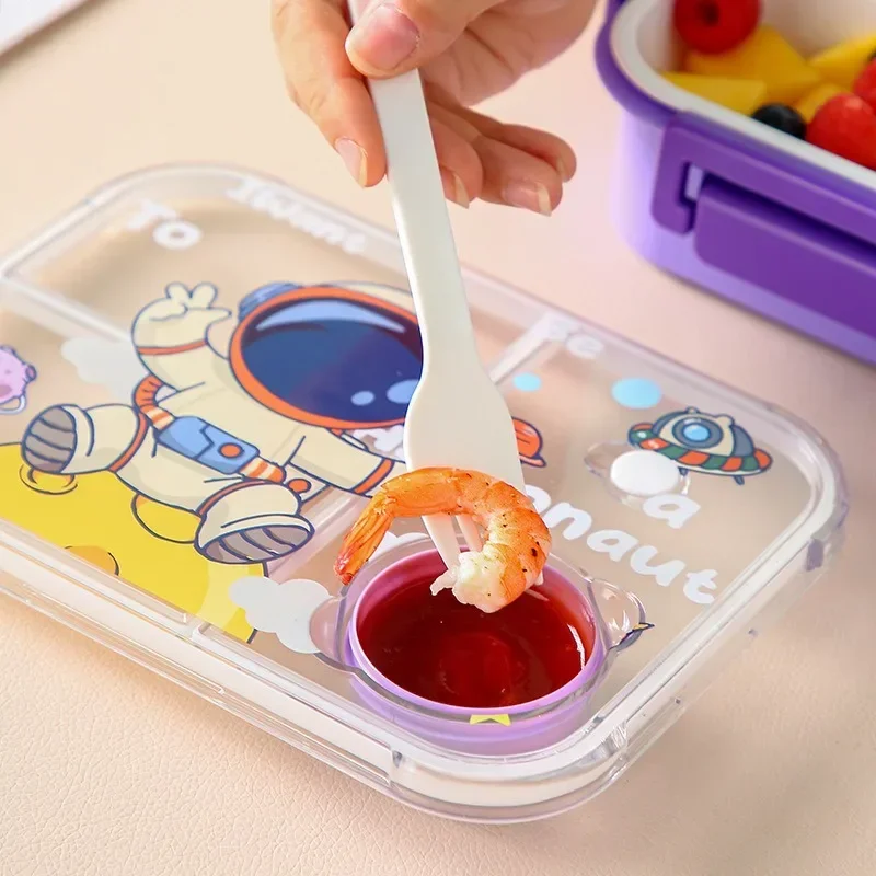 ユニコーン漫画弁当箱 子供用 学生用 幼児用 スナックフード - Food Prep Snacks のレビューと価格