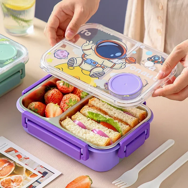 ユニコーン漫画弁当箱 子供用 学生用 幼児用 スナックフード - Food Prep Snacks のレビューと価格
