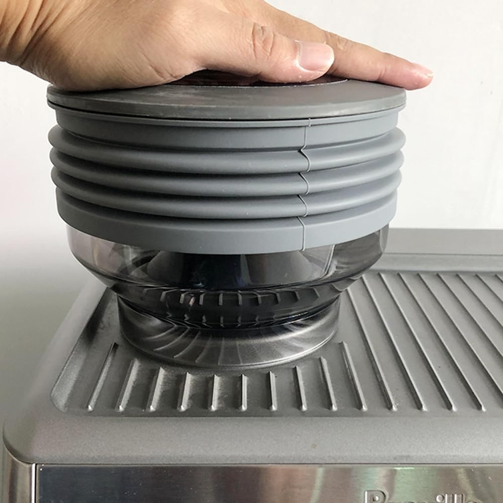 シリコンベローズとシングルドーズホッパー（Breville  - Breville Espresso Barista Express のレビューと価格