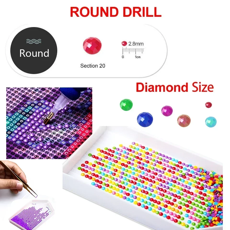 レインボーフルーツファッションガールダイヤモンドペインティン - Fruit Roll Up のレビューと価格