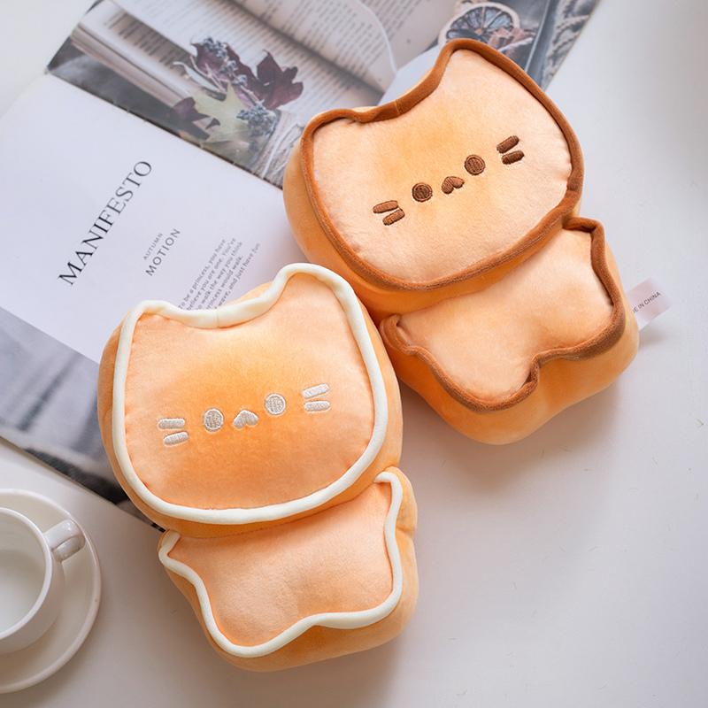 かわいいソフトリアルなバタービスケット猫ぬいぐるみぬいぐるみ - Soft Food Snacks Kids のレビューと価格