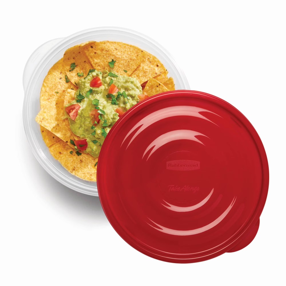 蓋付き大型丸型食品保存容器、3個セット、各容量6.2カップ、 - Food Prep Snacks のレビューと価格