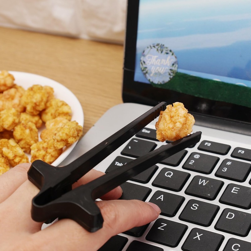 10/1PCS 怠惰な指用箸 ゲームやおやつを食べられる ク - Snacks Food Video のレビューと価格