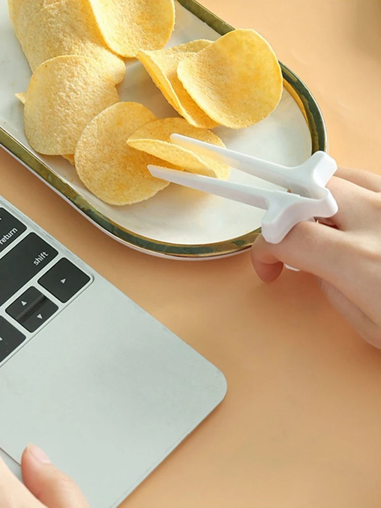 1PC レイジーフィンガーズ箸 ゲームやおやつを手軽に食べら - Snacks Food Video のレビューと価格