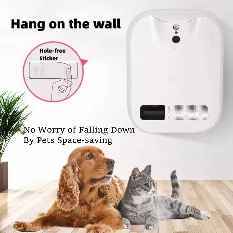 スマートペット給餌カメラ、APP制御、双方向オーディオリアル - Snacks Food Video のレビューと価格