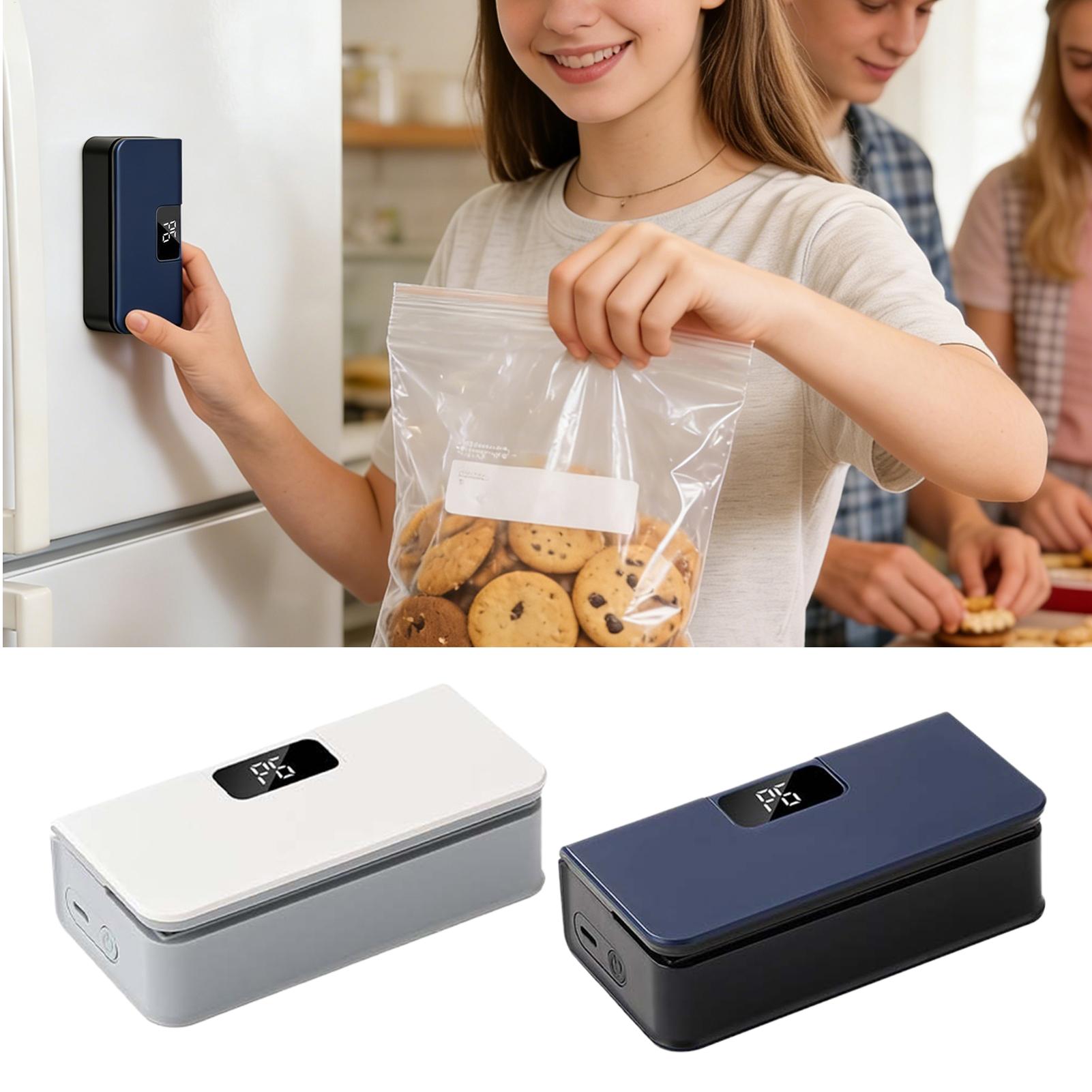 チップバッグ再シーラー充電式磁気高速加熱6段階調節トラベルフ - Food Prep Snacks のレビューと価格