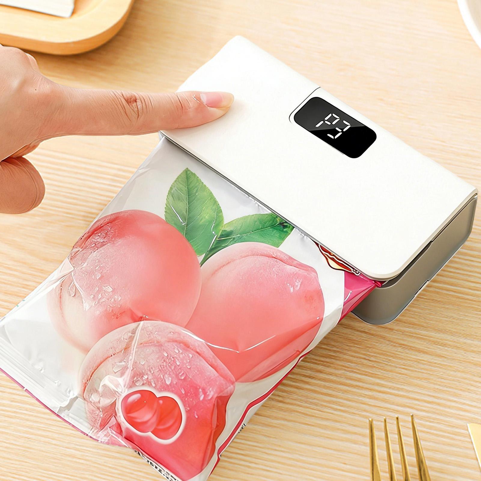 チップバッグ再シーラー充電式磁気高速加熱6段階調節トラベルフ - Food Prep Snacks のレビューと価格