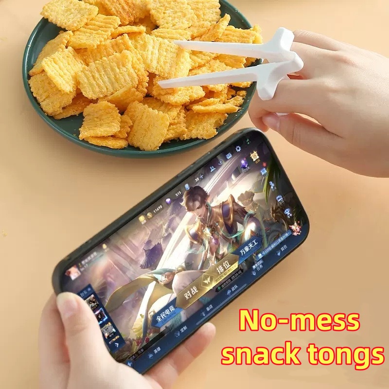 1PC 怠け者用箸 ゲームをする、おやつを食べる、ブラシをク - Snacks Food Video のレビューと価格