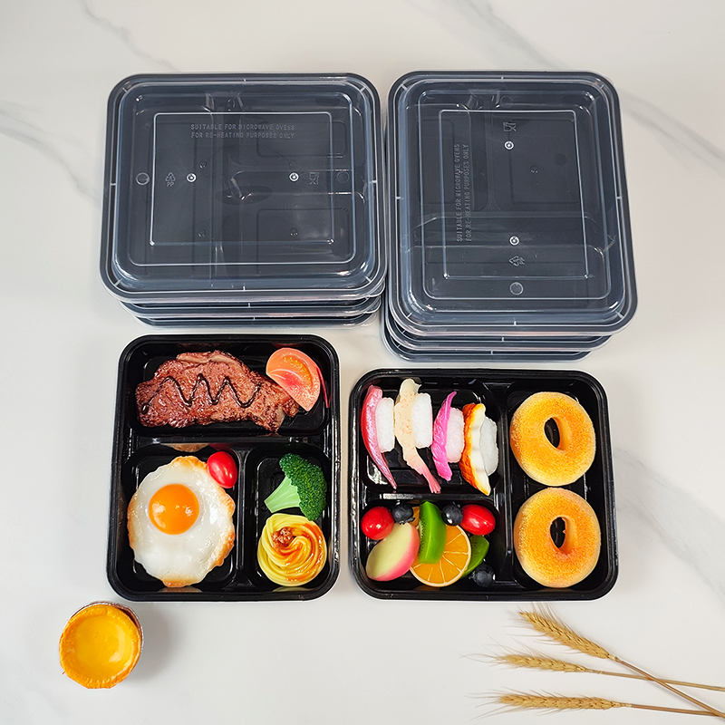3コンパートメント 34オンス/1000ml、12/35個入 - Food Prep Snacks のレビューと価格